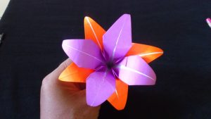 Cara Membuat Origami Bunga Origami bunga mawar cara kertas retrouvez